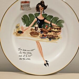 The Sakura Table-Plate with Humorous Design